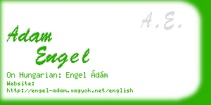 adam engel business card